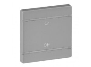 Legrand 755172 - MyHome (Valena Life) BE/KI jelölés széles burkolat, alumínium