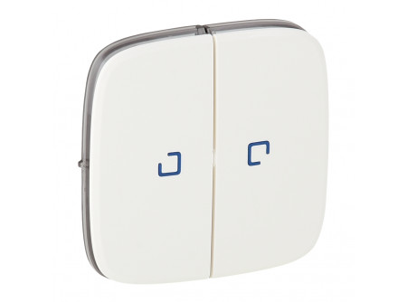 Legrand 755225 - Valena Allure Kettős kapcsoló burkolat, fj, Fehér