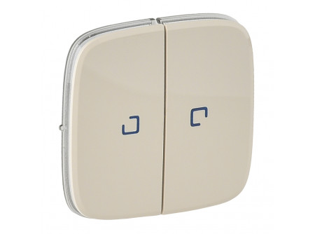 Legrand 755226 - Valena Allure Kettős kapcsoló burkolat, fj, Elefántcsont