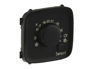 Legrand 755318 - Valena Allure Elektronikus termosztát burkolat, Fekete