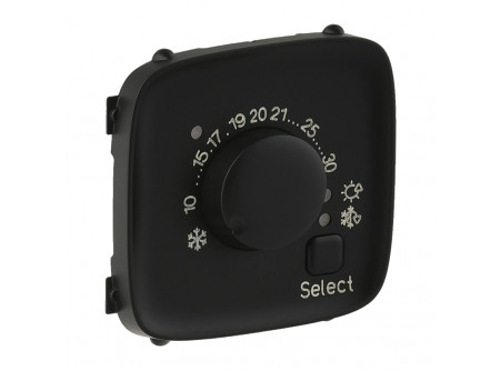 Legrand 755318 - Valena Allure Elektronikus termosztát burkolat, Fekete