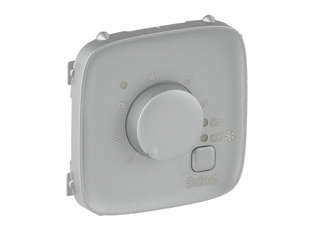 Legrand 755327 - Valena Allure Padlófűtés termosztát burkolat, Alumínium