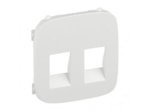 Legrand 755375 - Valena Allure Kettős hangszóróaljzat burkolat, Fehér