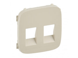 Legrand 755376 - Valena Allure Kettős hangszóróaljzat burkolat, Elefántcsont