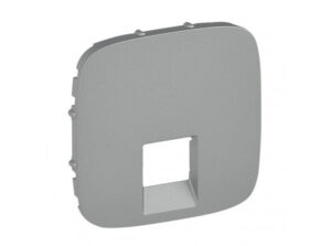 Legrand 755417 - Valena Allure RJ11/RJ45 aljzat burkolat, Alumínium