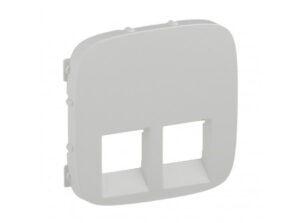 Legrand 755425 - Valena Allure 2xRJ11/RJ45 aljzat burkolat, Fehér