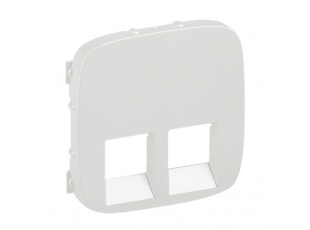 Legrand 755429 - Valena Allure 2xRJ11/RJ45 aljzat burkolat, Gyöngyház