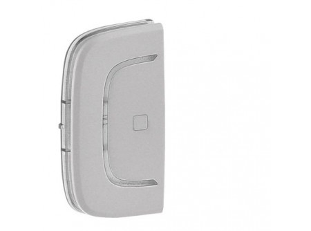 Legrand 755443 - MyHome (Valena Allure) stop jobb vagy bal oldali burkolat, aluminium