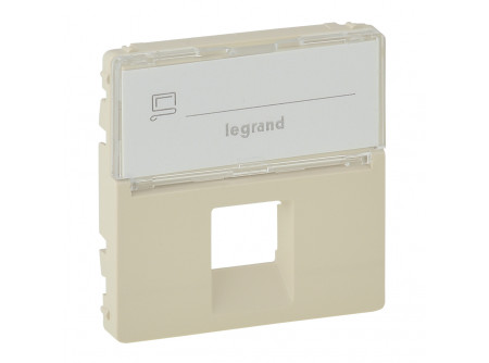 Legrand 755471 - Valena Life 1xRJ45 csatlakozóaljzat burkolat, címketartóval elefántcsont