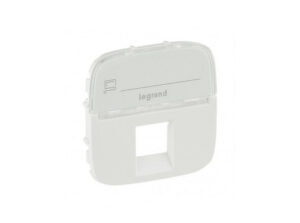 Legrand 755475 - Valena Allure RJ11/RJ45 aljzat burkolat címketartóval, Fehér