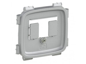 Legrand 755497 - Valena Allure TAE/TDO aljzat burkolat, Alumínium
