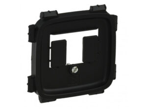 Legrand 755498 - Valena Allure TAE/TDO aljzat burkolat, Fekete