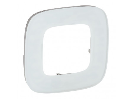 Legrand 755541 - Valena Allure Egyes keret, Fehérüveg