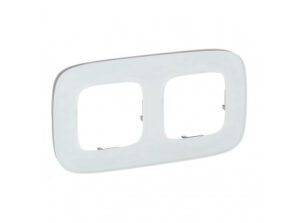 Legrand 755542 - Valena Allure Kettes keret, Fehérüveg