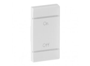Legrand 755575 - MyHome (Valena Life) BE/KI jelölés jobb oldali burkolat, fehér