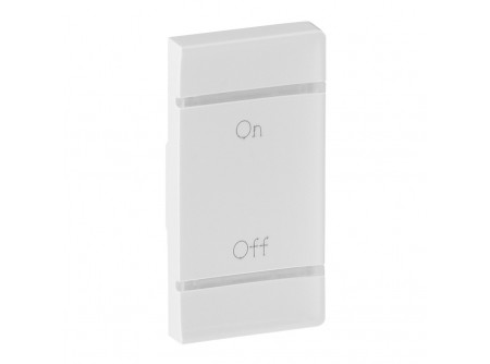 Legrand 755575 - MyHome (Valena Life) BE/KI jelölés jobb oldali burkolat, fehér