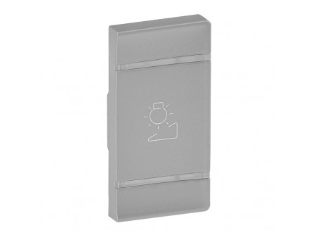 Legrand 755582 - MyHome (Valena Life) fényerőszabályzás FEL/LE, jobb oldali burkolat, alumínium