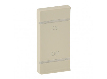 Legrand 755586 - MyHome (Valena Life) BE/KI jelölés bal oldali burkolat, elefántcsont