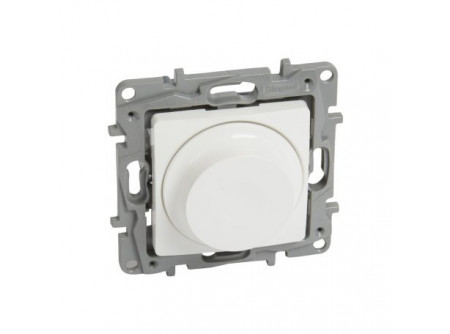 Legrand 764588 - Niloé forgatógombos fényerőszabályzó 5 - 300 W (izzó, halogén), 2-vezetékes, feh