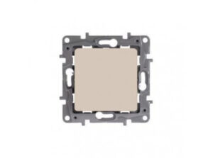 Legrand 764607 - Niloé egypólusú nyomó 6A, NO-NC, bézs