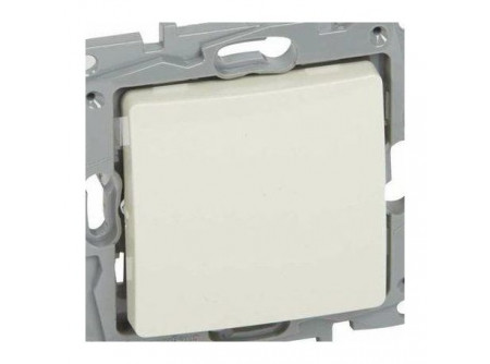 Legrand 764622 - Niloé egypólusú nyomó fényjelzős, bézs