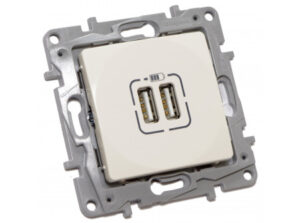 Legrand 764694 - Niloé kettős USB töltőaljzat, bézs