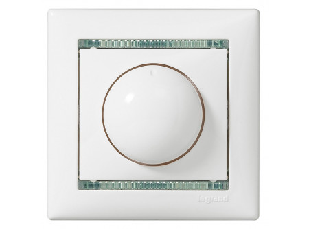 Legrand 770061 - Valena forgatógombos dimmer 40-400W izzó- és halogénlámpához, fehér