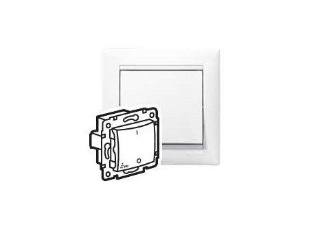 Legrand 770092 - Valena IP44 2P kapcsoló, fehér