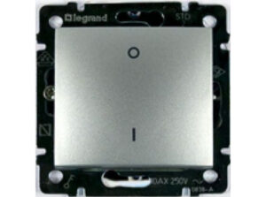 Legrand 770103 - Valena hárompólusú kapcsoló alumínium