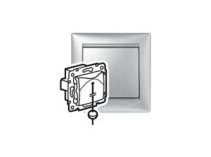 Legrand 770119 - Valena húzózsinóros váltóérintkezős nyomó, alumínium