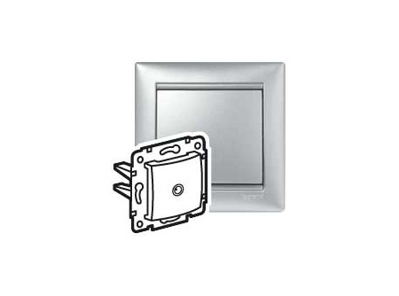 Legrand 770129 - Valena TV aljzat végz 1,5dB alumínium
