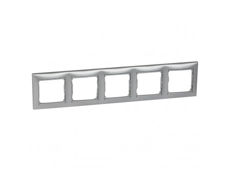 Legrand 770155 - Valena ötös keret vízszintes, alumínium
