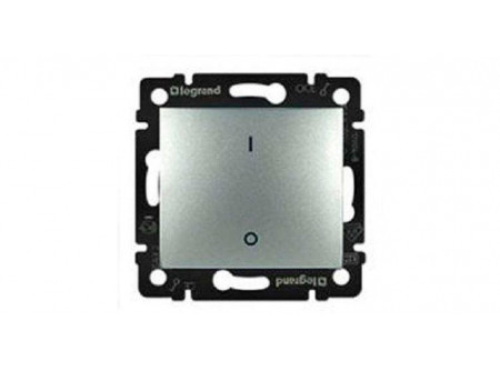 Legrand 770204 - Valena kétpólusú kapcsoló 16A, alumínium