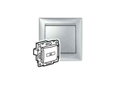 Legrand 770234 - Valena hotelkártya kapcsoló alumínium
