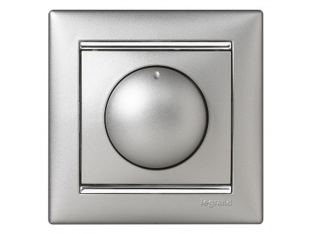 Legrand 770261 - Valena forgatógombos dimmer 40-400W izzó- és halogénlámpához, alumínium