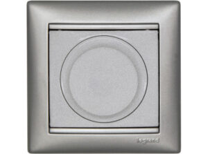 LEGRAND 770263 - Valena forgatógombos fényerőszabályzó  alumínium 2 vezetékes, 300W, LED-hez is
