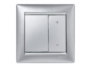 Legrand 770274 - Valena dimmer 600W izzólámpához alumínium