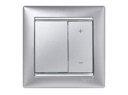 Legrand 770274 - Valena dimmer 600W izzólámpához alumínium