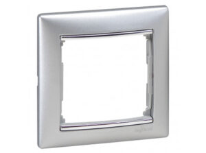 Legrand 770351 - Valena Alumínium / Ezüst, 1-es keret