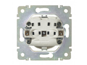 Legrand 774122 - Valena 2P+F csatlakozóaljzat gyermekvédelemmel, rugós bekötéssel, elefántcsont