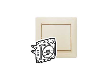 Legrand 774123 - Valena hangszórócsatlakozó 2 kivezetéssel, elefántcsont