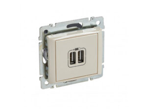 Legrand 774170 - Valena 2xUSB töltő aljzat, 1500 mA, elefántcsont