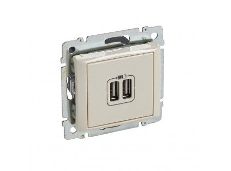 Legrand 774170 - Valena 2xUSB töltő aljzat, 1500 mA, elefántcsont