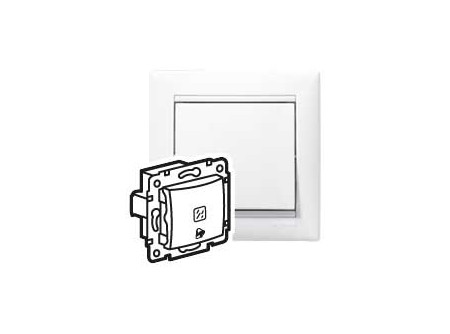 Legrand 774215 - Valena egypólusú nyomó csj jf, 250V, fehér