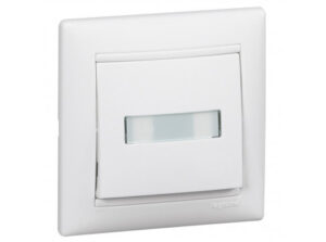 Legrand 774217 - Valena egypólusú nyomó ct, jf, 12V, fehér