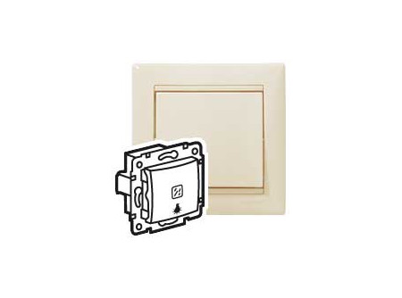 Legrand 774313 - Valena egypólusú nyomó lj jf elefántcsont