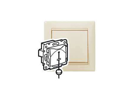 Legrand 774319 - Valena húzózsinóros váltóérintkezős nyomó, elefántcsont