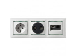 Legrand 774321 - Valena 2P+F csatlakozóaljzat gyv elefántcsont