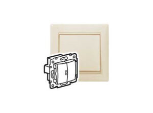 Legrand 774345 - Valena csillárkapcsoló egy ellenőrzőfénnyel, elefántcsont