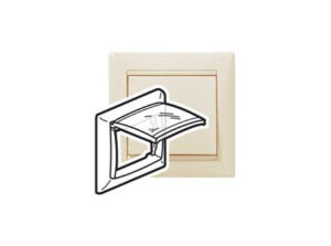 Legrand 774350 - Valena IP44 egyes keret elefántcsont